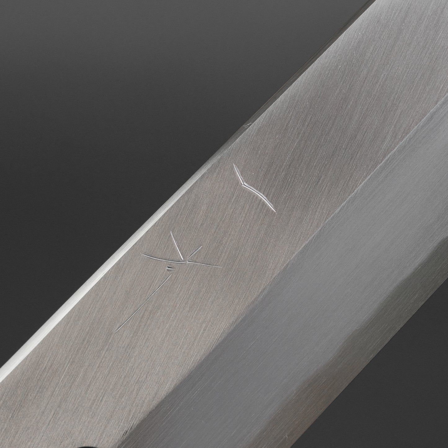 Hitohira Kikuchiyo Mosuke Blue #2 Kiritsuke 240mm Ho Wood Handle (Saya)