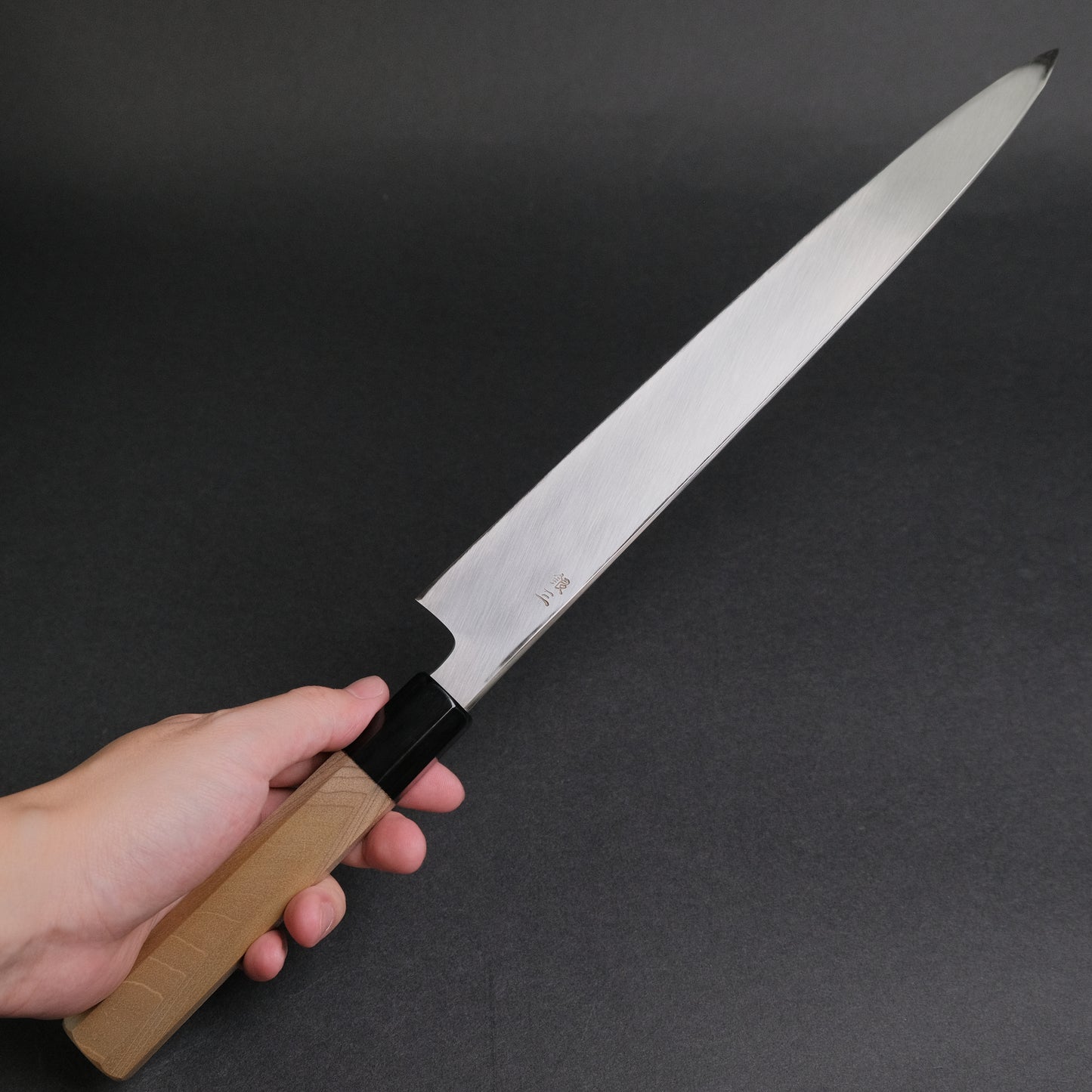 Hitohira Kikuchiyo Mosuke Silver #3 Yanagiba 300mm Ho Wood Handle (Saya)