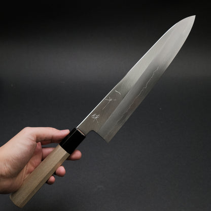 Hitohira Kikuchiyo Ren Silver #3 Gyuto 240mm Ho Wood Handle