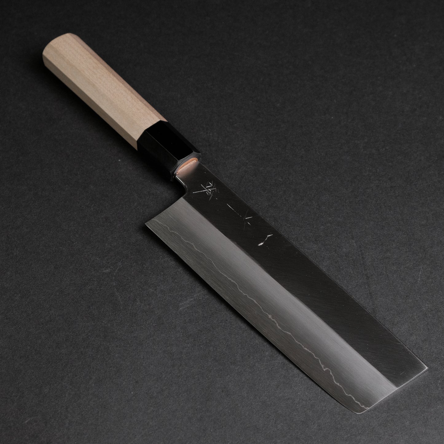 Hitohira Kikuchiyo Ren Silver #3 Nakiri 180mm Ho Wood Handle