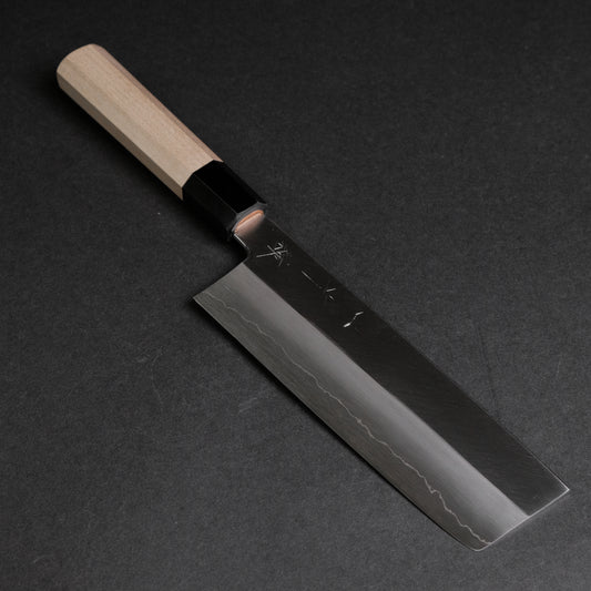 Hitohira Kikuchiyo Ren Silver #3 Nakiri 180mm Ho Wood Handle