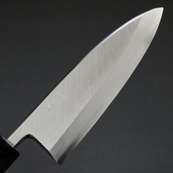 Hitohira Kikuchiyo Rikichi Silver #3 Deba 150mm Ho Wood Handle (Saya)