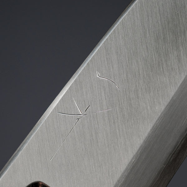 Hitohira Kikuchiyo Rikichi Silver #3 Deba 150mm Ho Wood Handle (Saya)