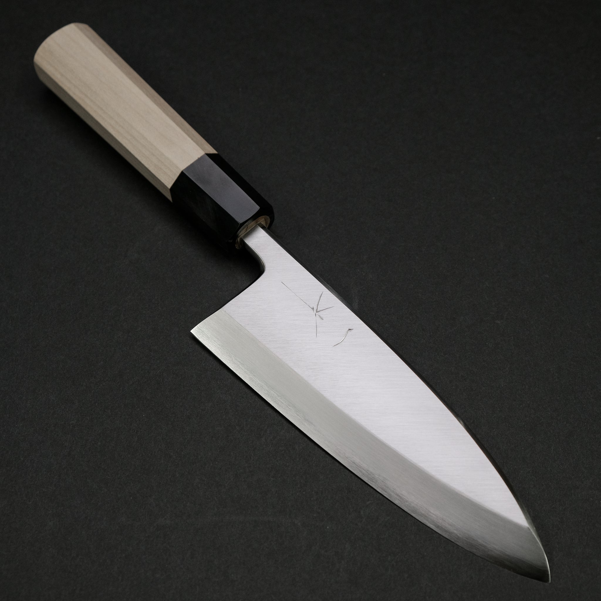 Hitohira Kikuchiyo Rikichi Silver #3 Deba 150mm Ho Wood Handle (Saya)