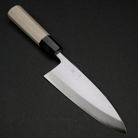 Hitohira Kikuchiyo Rikichi Silver #3 Deba 150mm Ho Wood Handle (Saya)