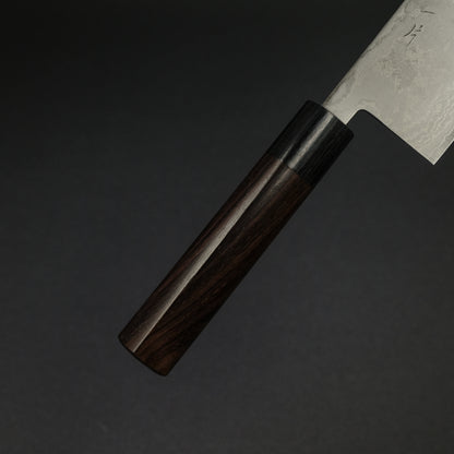 Hitohira NM Damascus Nakiri 165mm Rosewood Handle