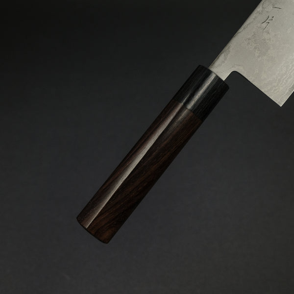 Hitohira NM Damascus Nakiri 165mm Rosewood Handle