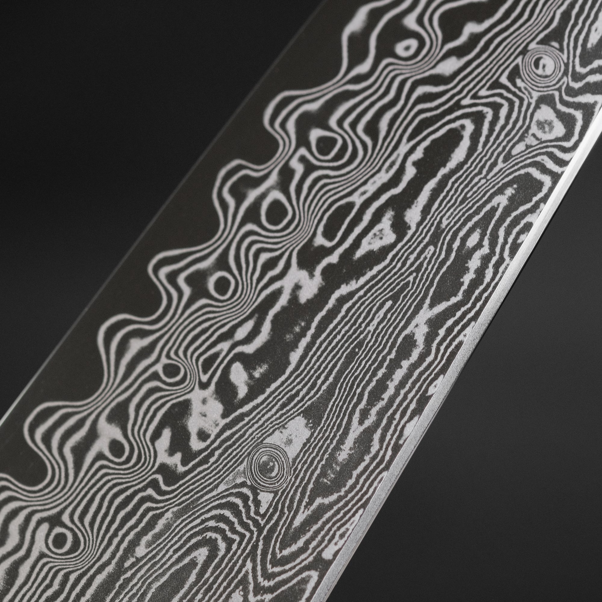 Hitohira Nakagawa Rou SG STRIX Damascus Gyuto 210mm Ebony Handle