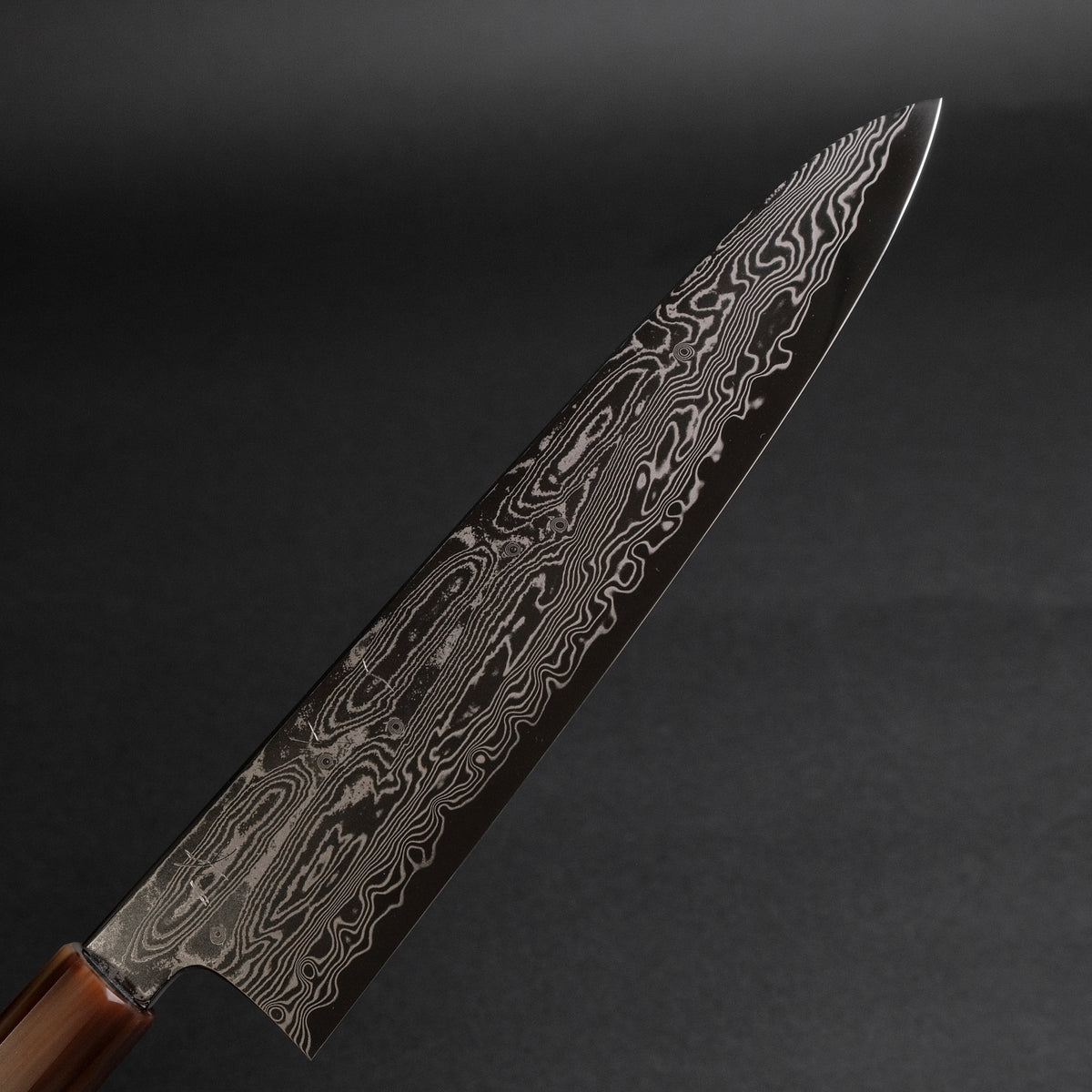 Hitohira Nakagawa Rou SG STRIX Damascus Gyuto 240mm Ebony Handle