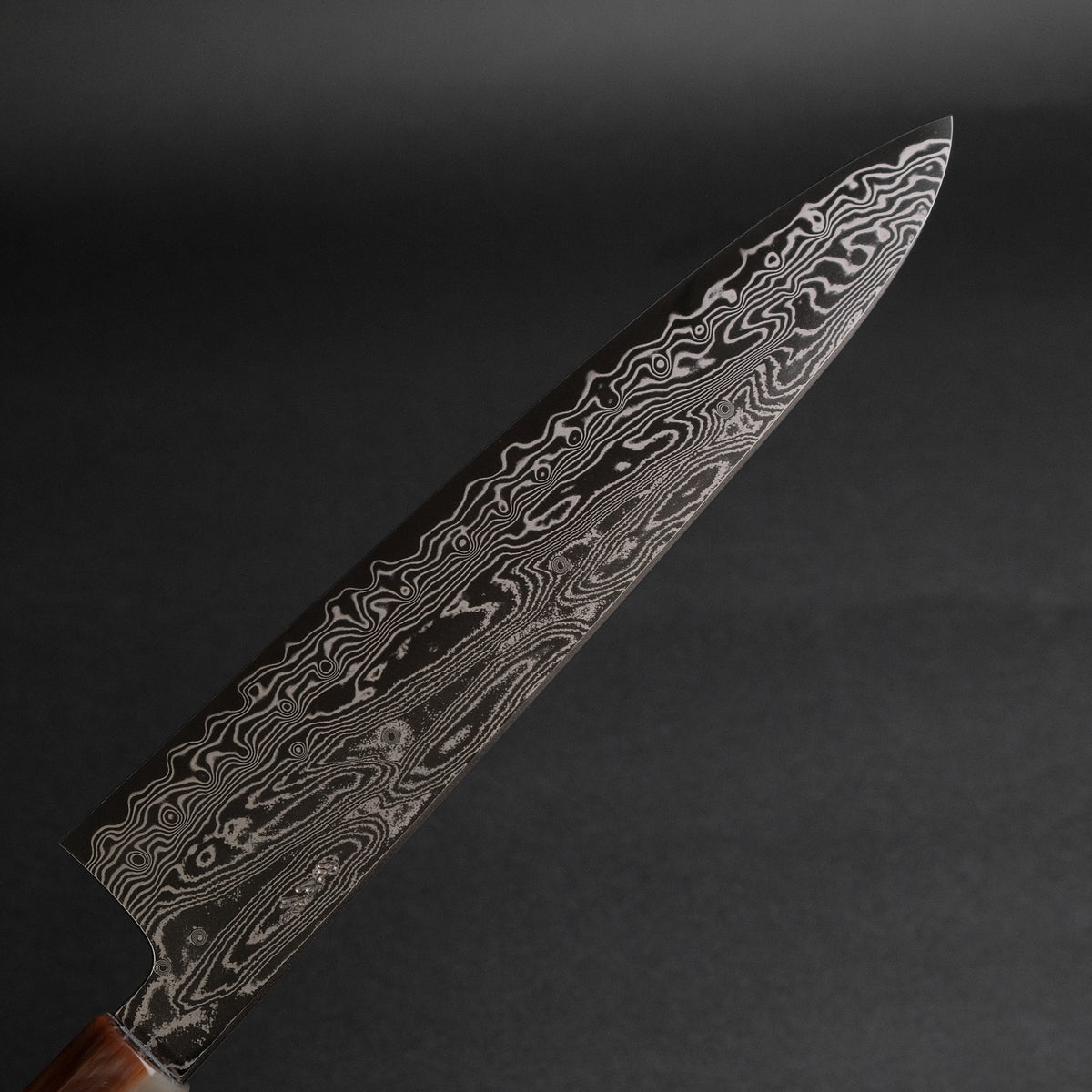 Hitohira Nakagawa Rou SG STRIX Damascus Gyuto 240mm Ebony Handle