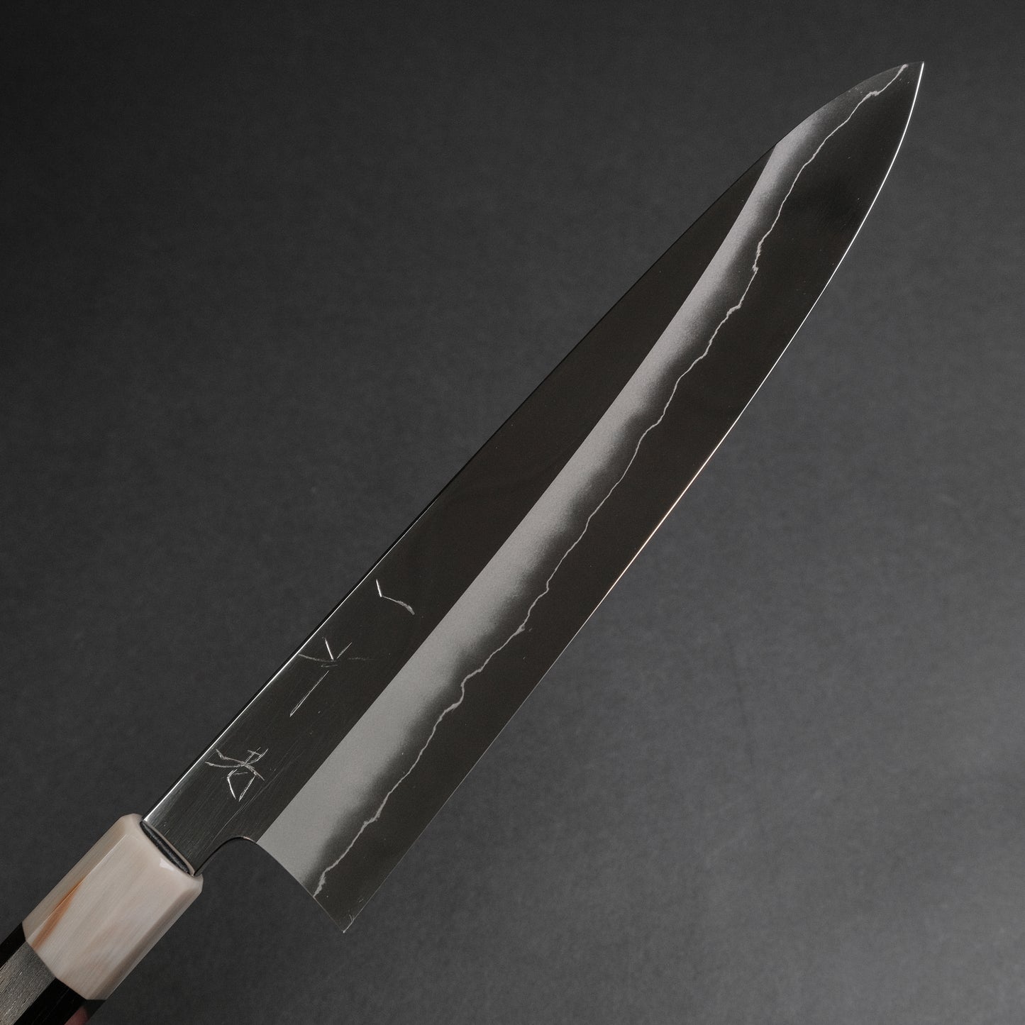 Hitohira Nakagawa Rou Silver #3 Mirror Polished Gyuto 240mm Ebony Handle