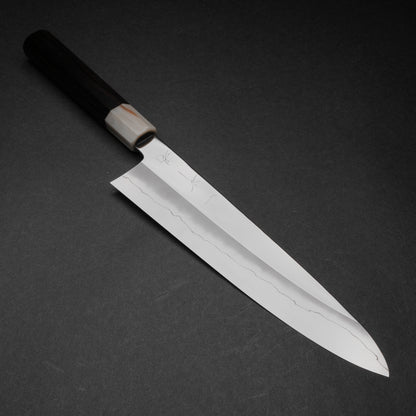 Hitohira Nakagawa Rou Silver #3 Mirror Polished Gyuto 240mm Ebony Handle