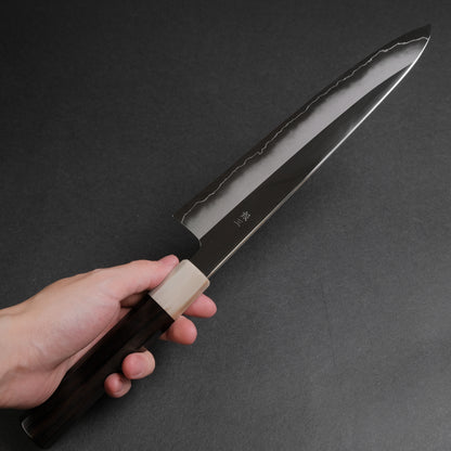 Hitohira Nakagawa Rou Silver #3 Mirror Polished Gyuto 240mm Ebony Handle