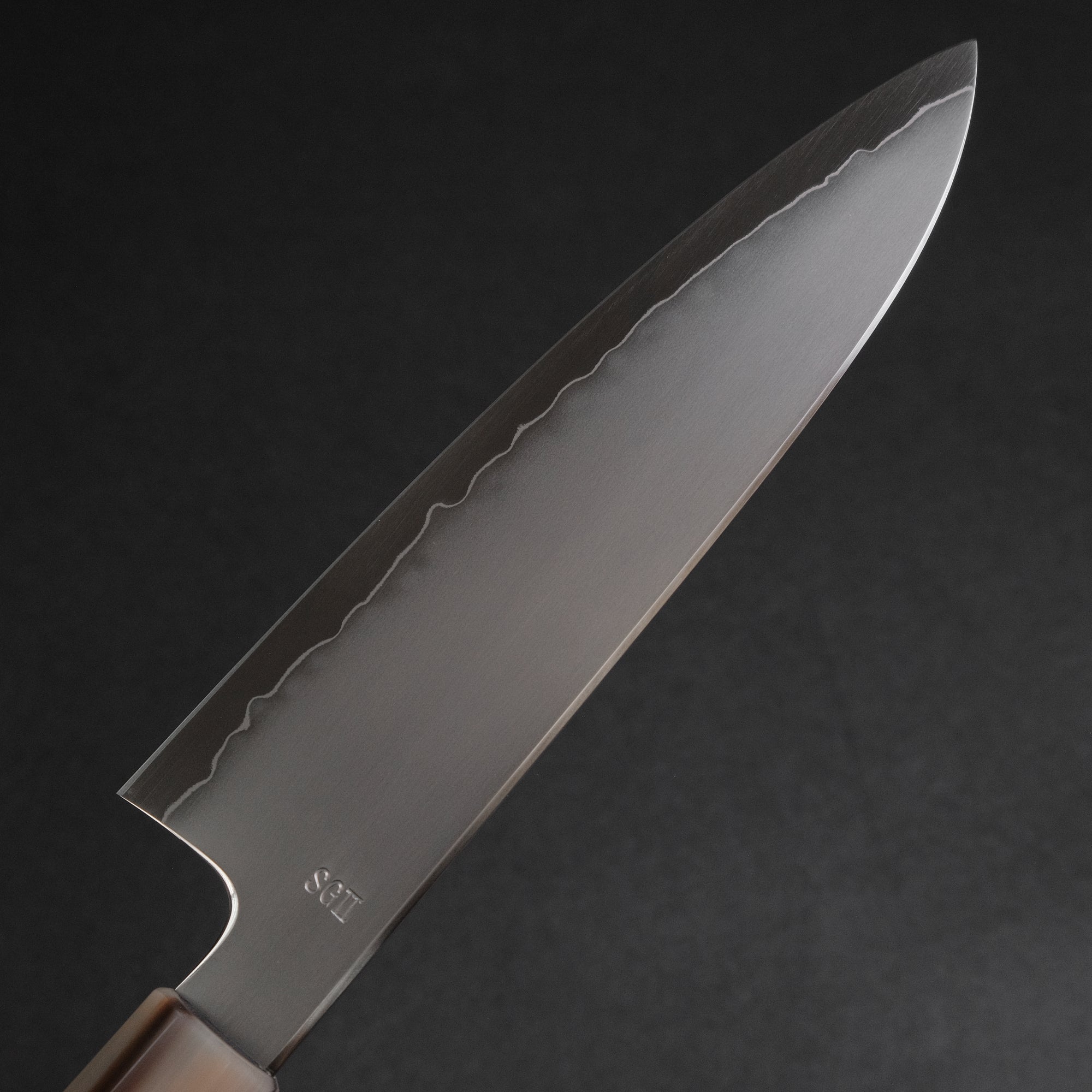Hitohira Nao SG2 Kasumi Gyuto 180mm Ebony Handle