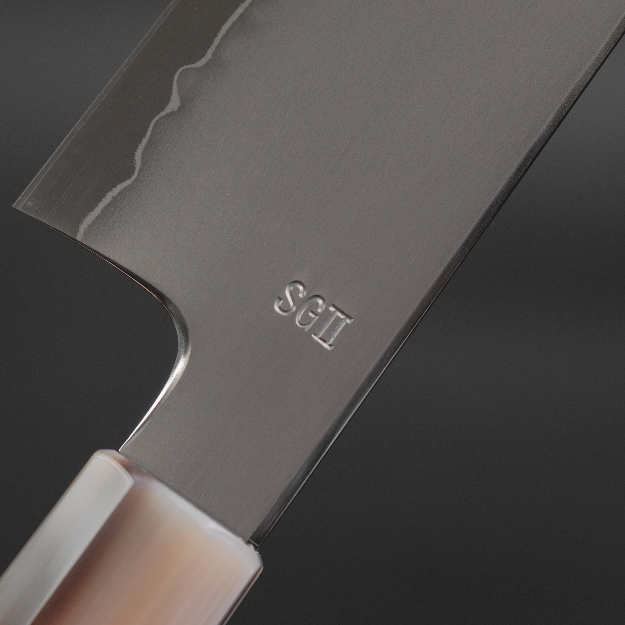 Hitohira Nao SG2 Kasumi Gyuto 180mm Ebony Handle