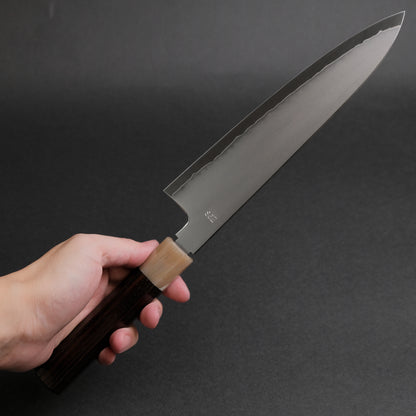 Hitohira Nao SG2 Kasumi Gyuto 210mm Ebony Handle