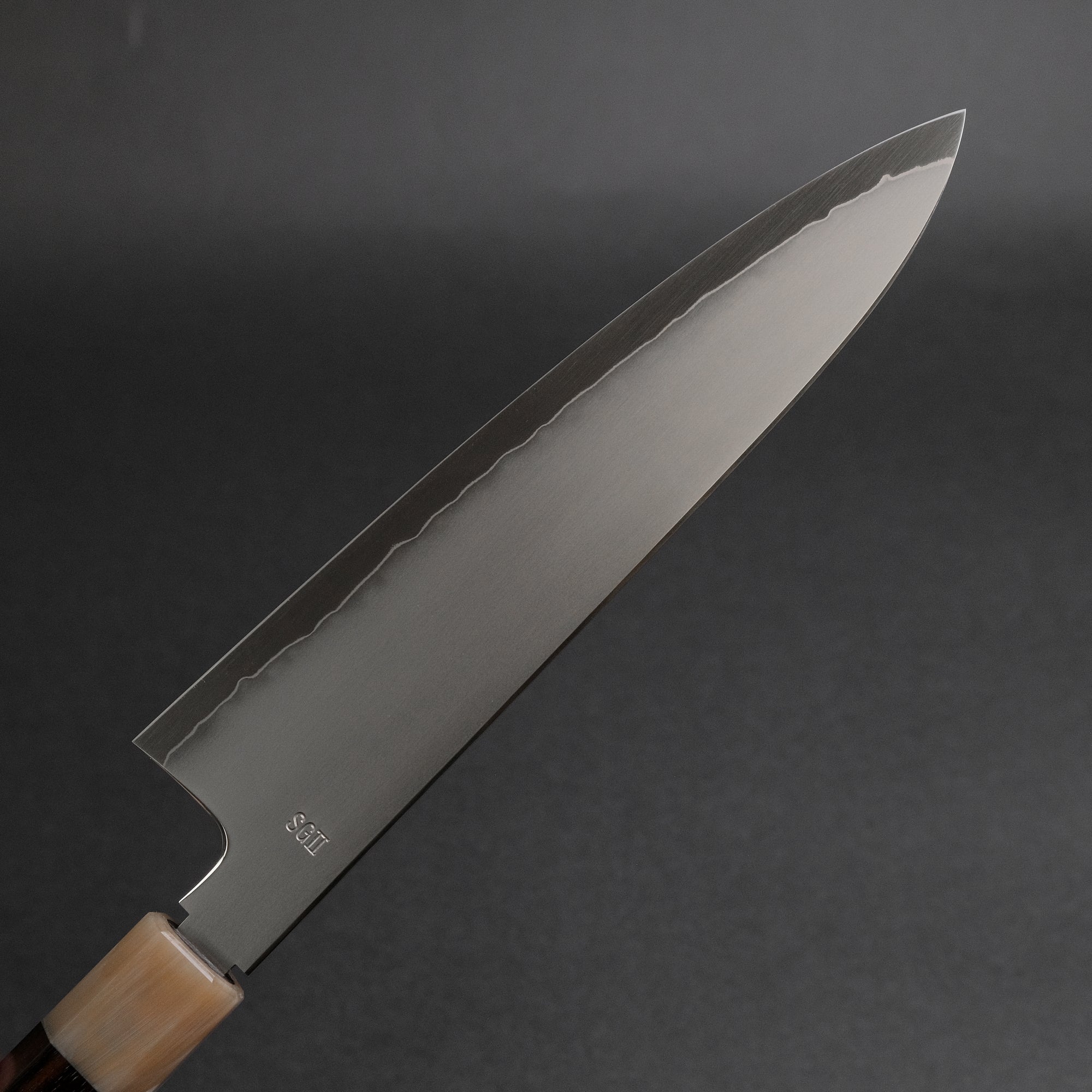 Hitohira Nao SG2 Kasumi Gyuto 210mm Ebony Handle