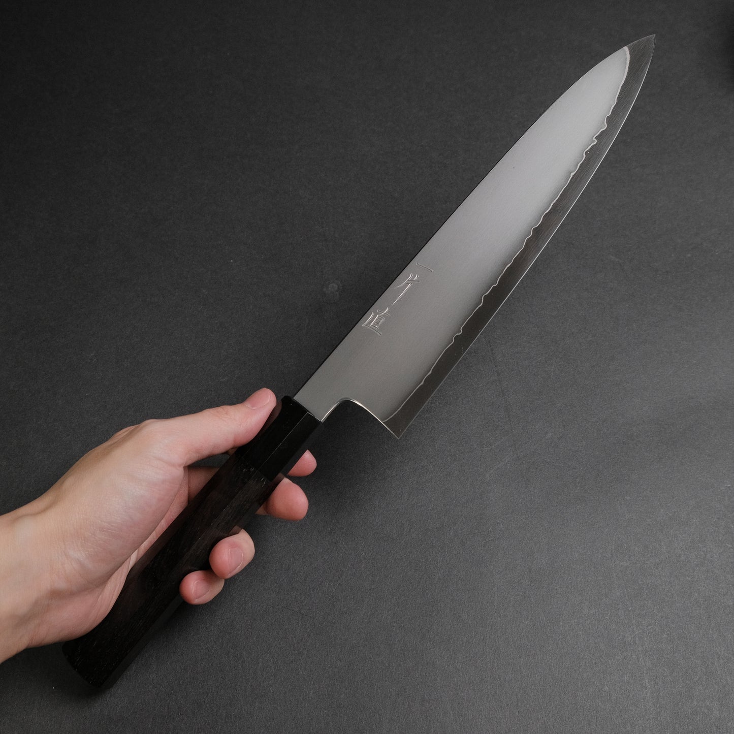 Hitohira Nao SG2 Kasumi Gyuto 240mm Ebony Handle
