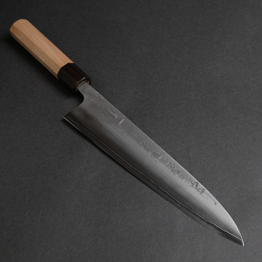 Hitohira Nihei SLD Nashiji Migaki Gyuto 240mm Chestnut Handle
