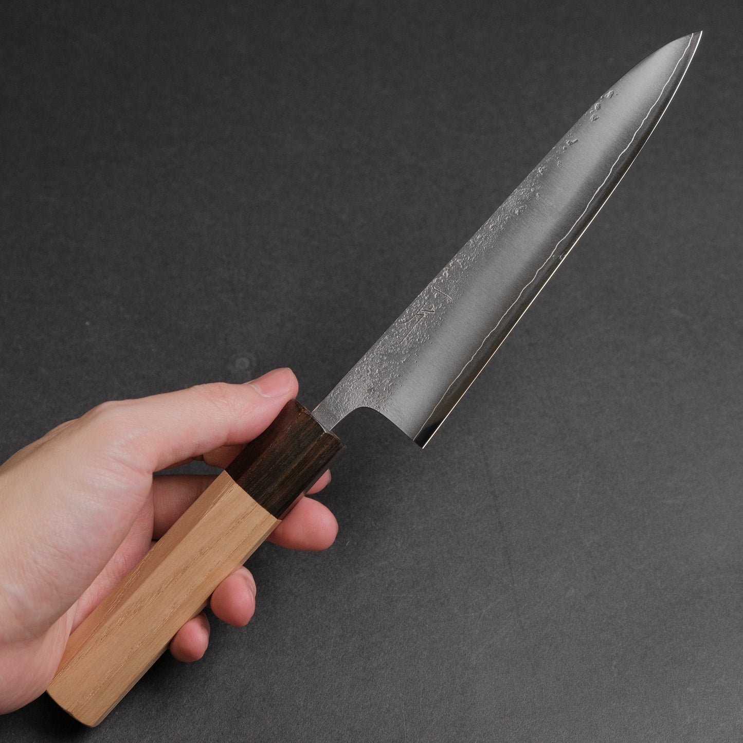 Hitohira Nihei SLD Nashiji Migaki Petty 150mm Chestnut Handle