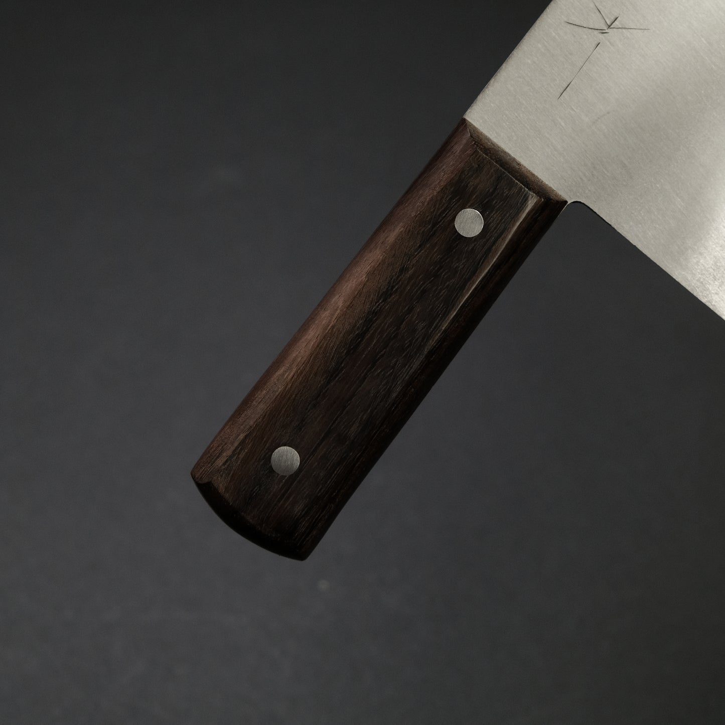 Hitohira Nihonko Carbon Chinese Cleaver 220mm Rosewood Handle