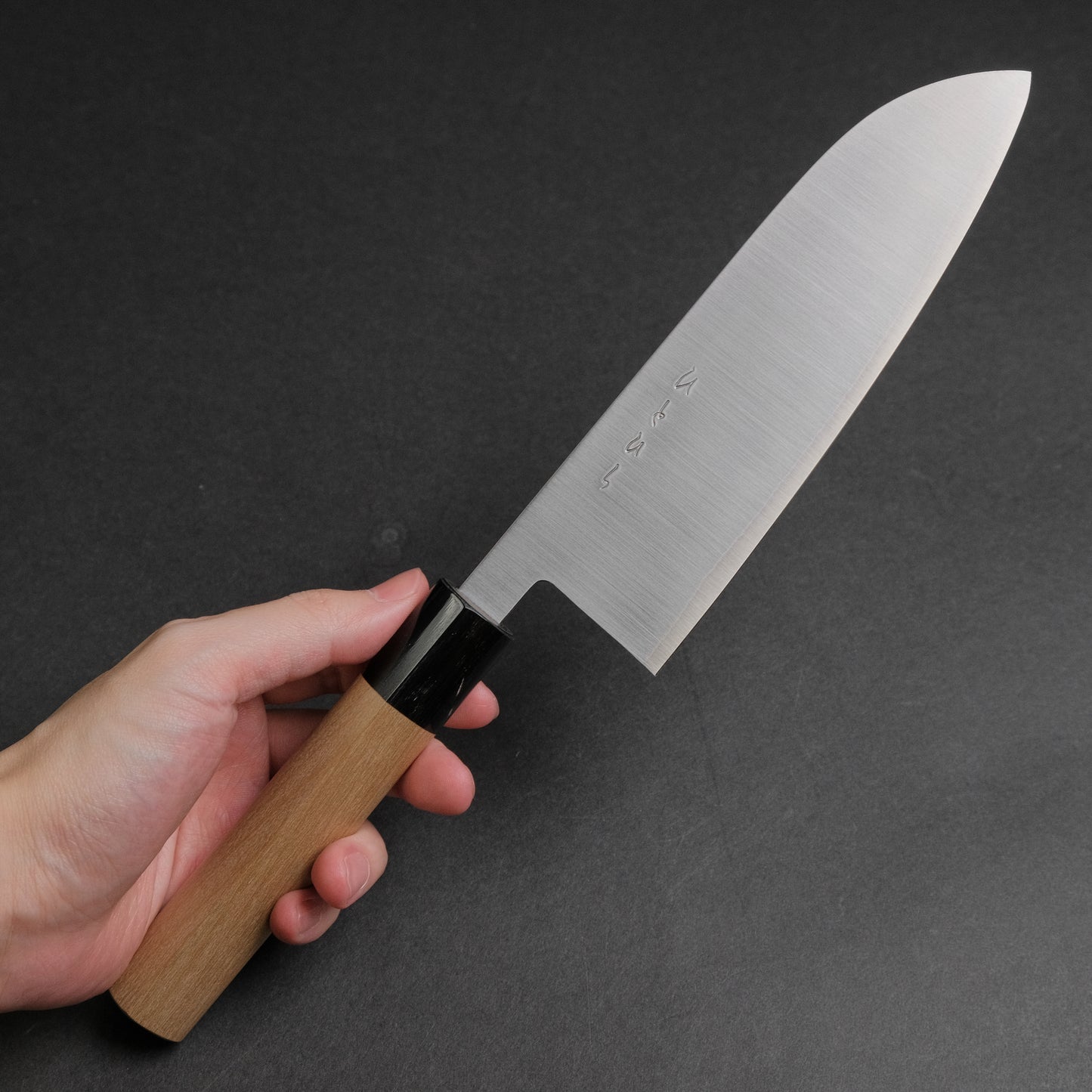 Hitohira SLD Santoku 165mm Ho Wood Handle (D-Shape)