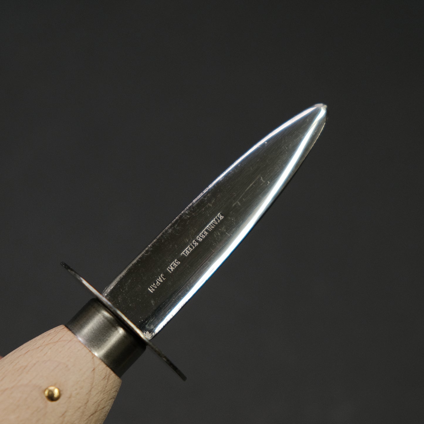 Hitohira Seki Stainless Oyster Knife Small