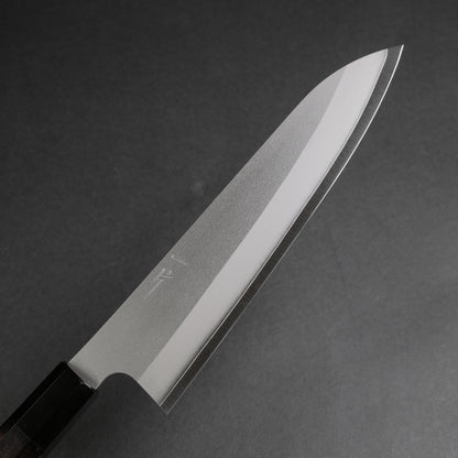 Hitohira Silver #3 Nashiji Gyuto 210mm Ebony Handle