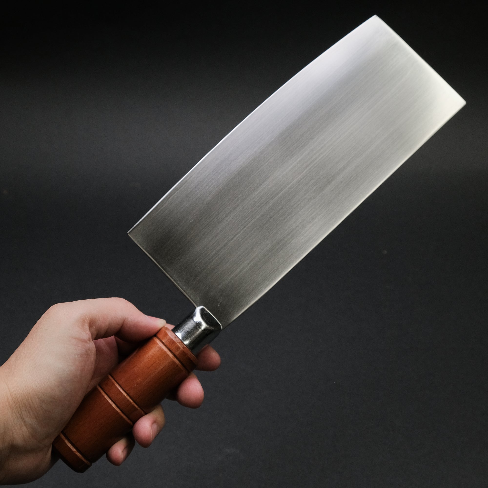 Hitohira Stainless Clad Chinese Cleaver 200mm Beechwood Handle