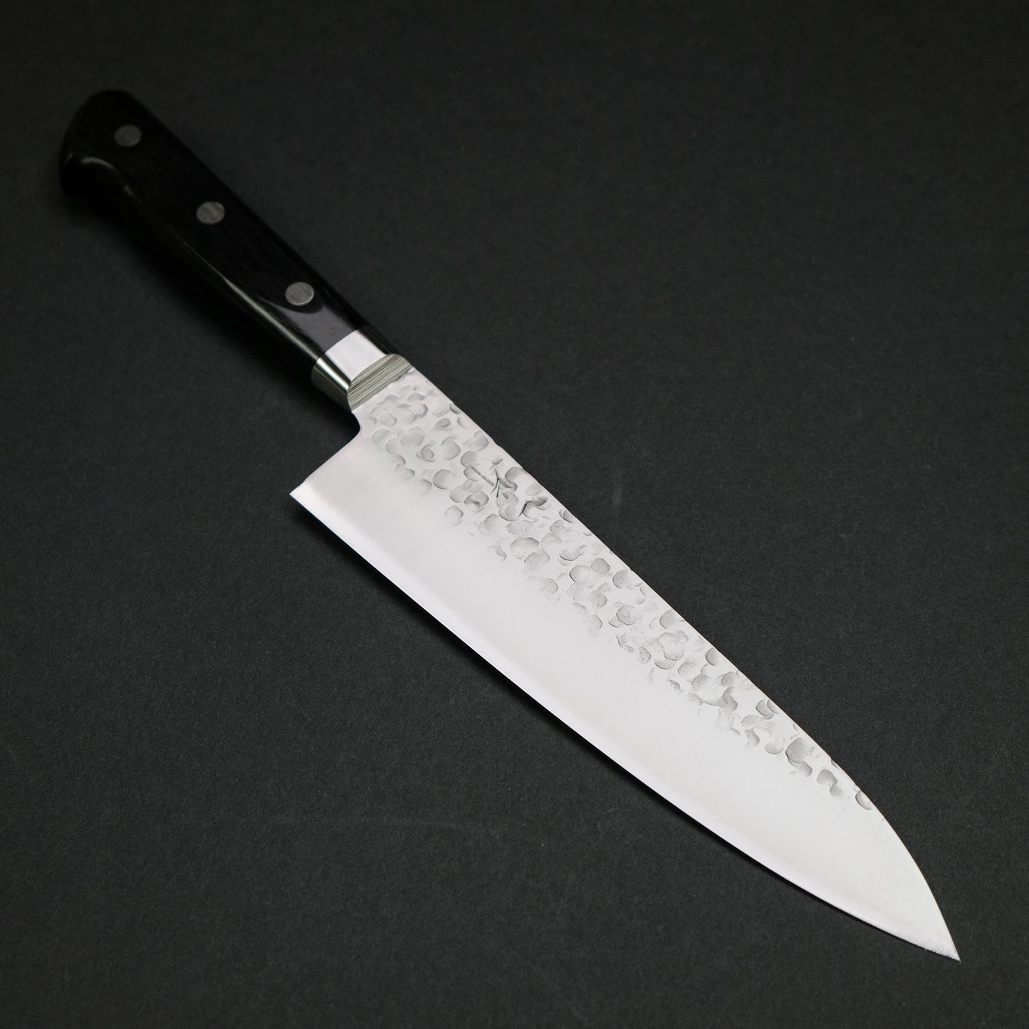 Hitohira T10 Tsuchime Gyuto 180mm Pakka Handle