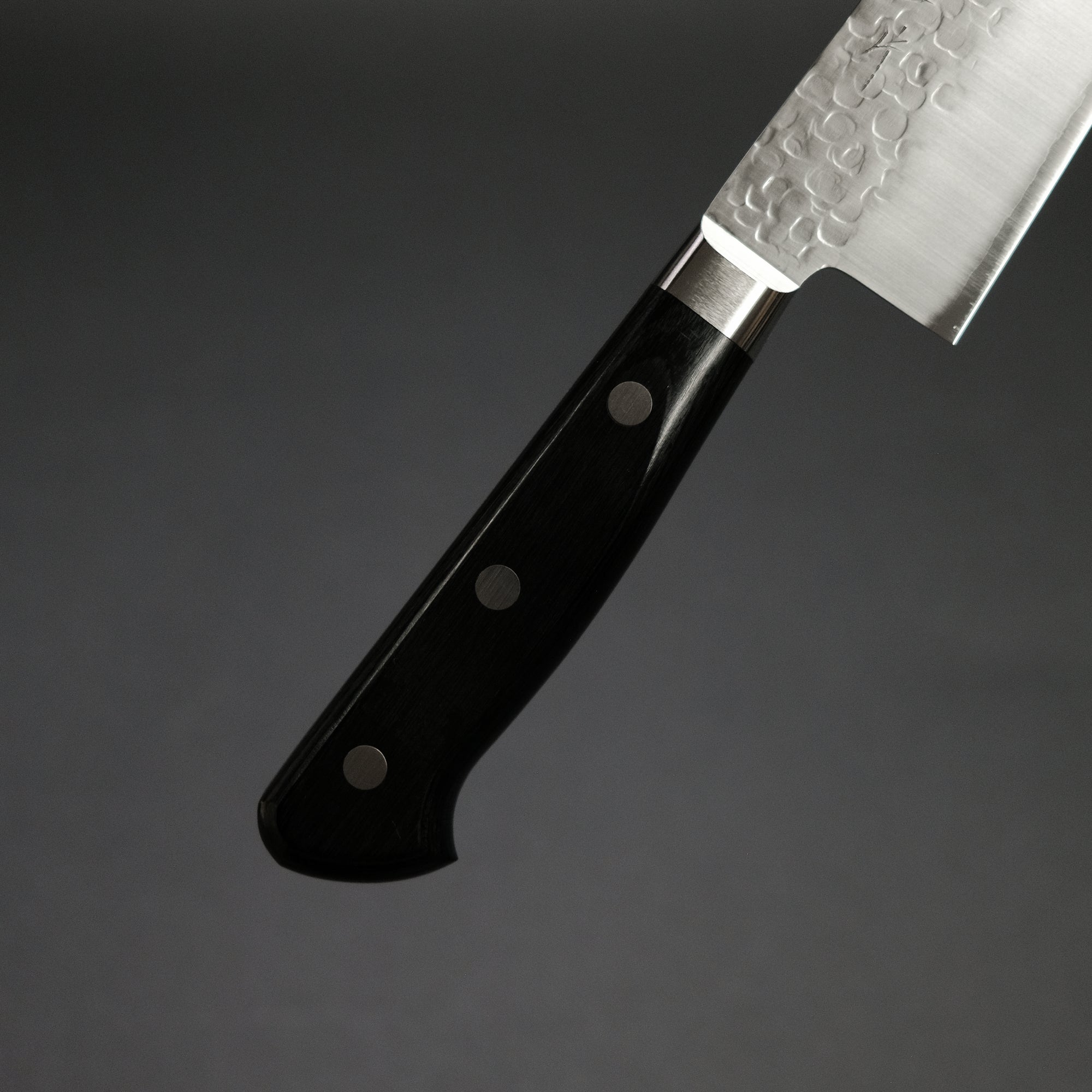 Hitohira T10 Tsuchime Gyuto 180mm Pakka Handle