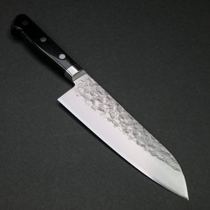 Hitohira T10 Tsuchime Santoku 165mm Pakka Handle