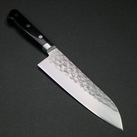 Hitohira T10 Tsuchime Santoku 165mm Pakka Handle