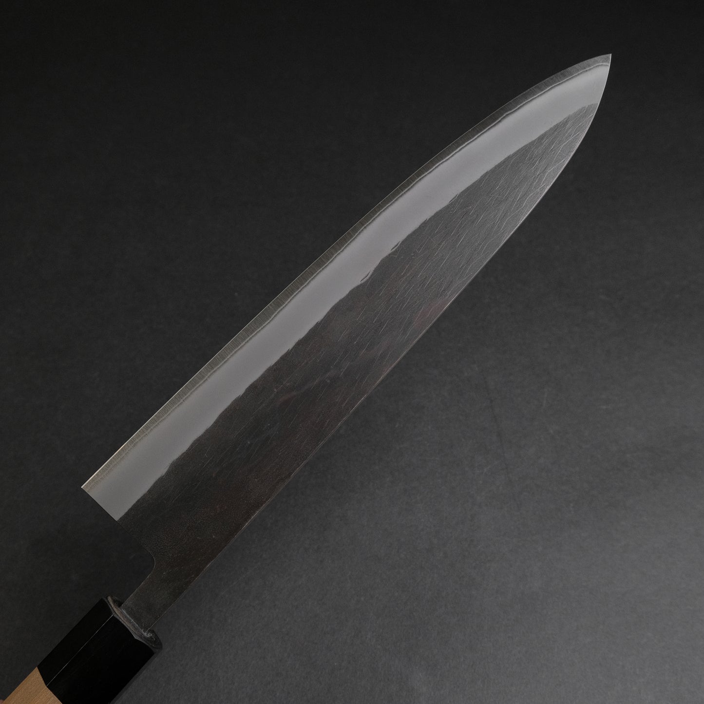 Hitohira TD Blue #2 Stainless Clad Kurouchi Gyuto 240mm Ho Wood Handle