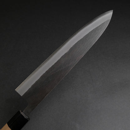 Hitohira TD Blue #2 Stainless Clad Kurouchi Gyuto 240mm Ho Wood Handle