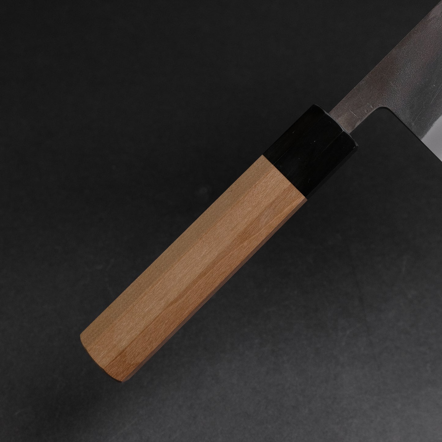 Hitohira TD Blue #2 Stainless Clad Kurouchi Gyuto 240mm Ho Wood Handle