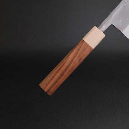 Hitohira TD Blue #2 Stainless Clad Nashiji Gyuto 240mm Walnut Handle