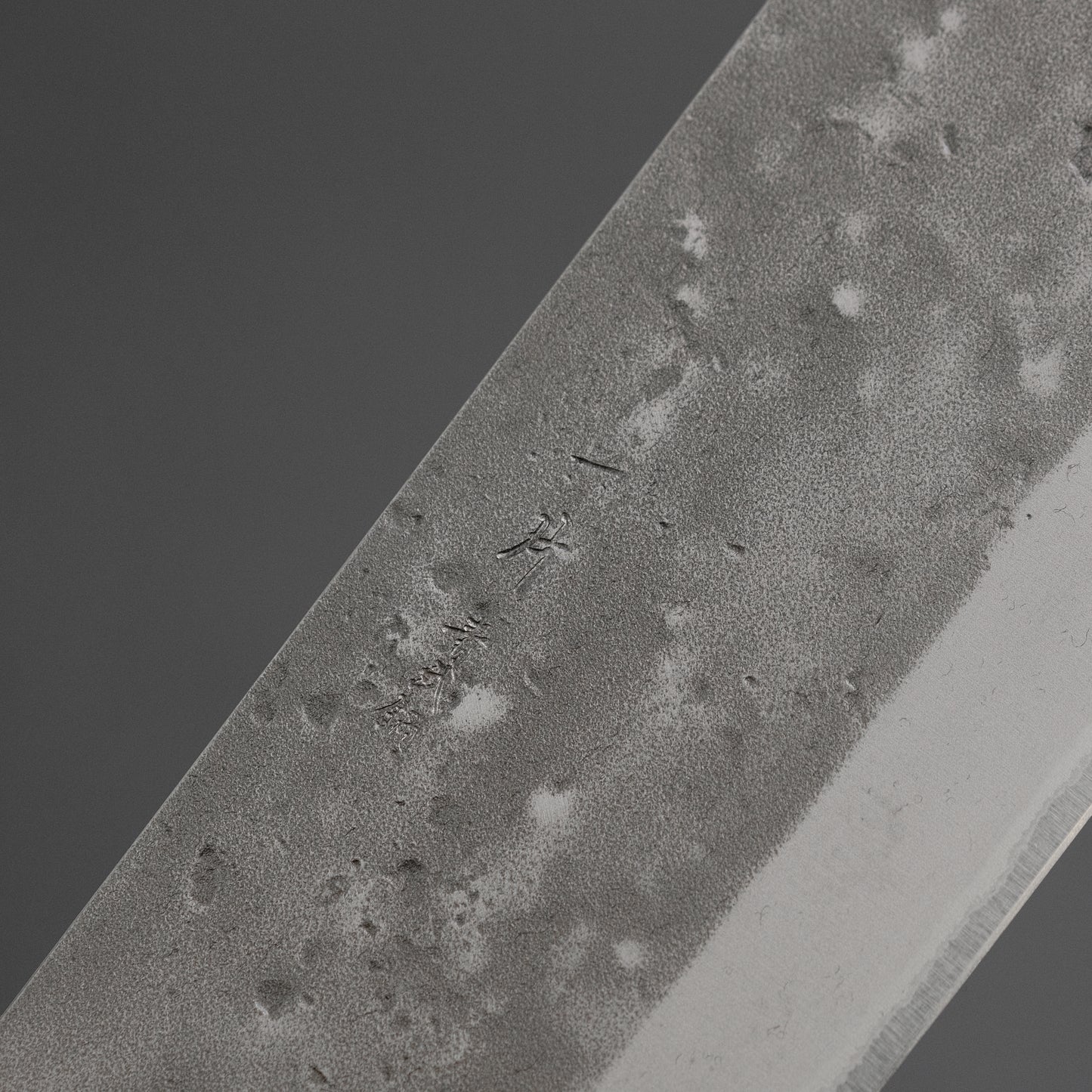 Hitohira TD Blue #2 Stainless Clad Nashiji Nakiri 165mm Walnut Handle