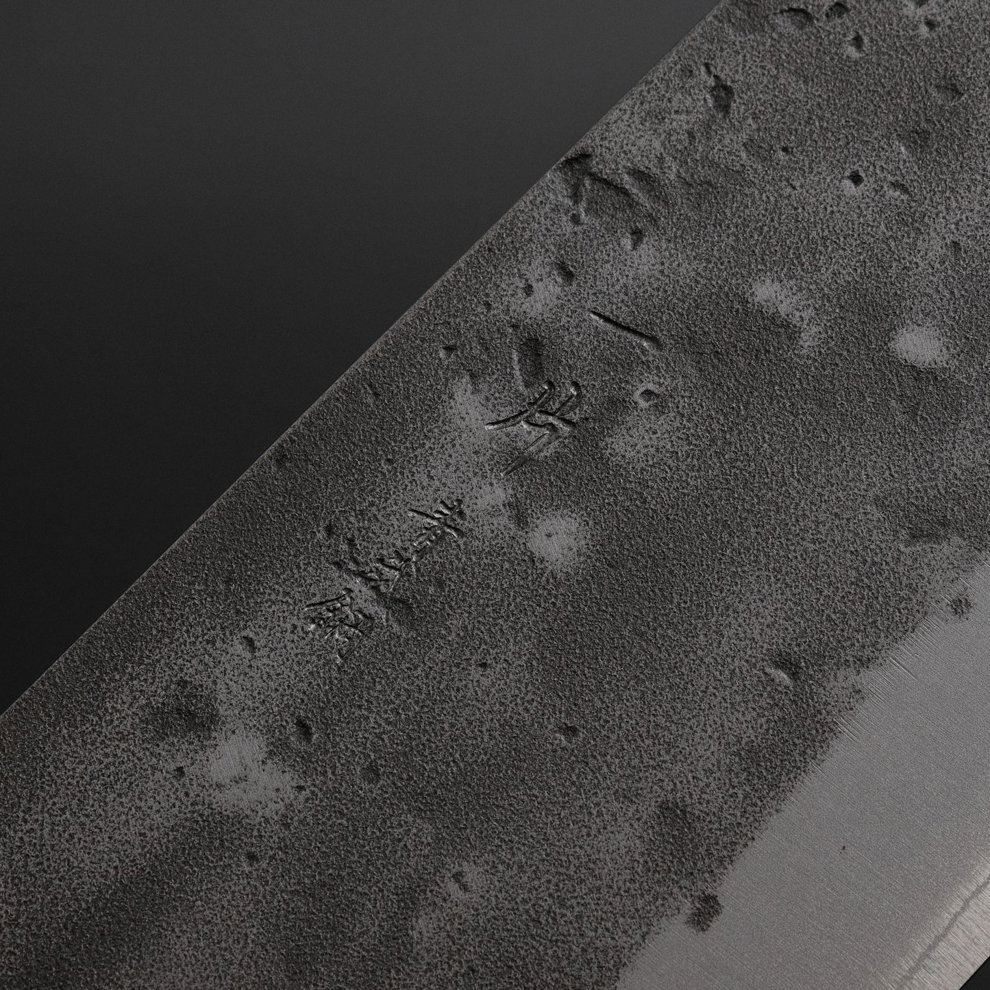 Hitohira TD Blue #2 Stainless Clad Nashiji Santoku 165mm Walnut Handle