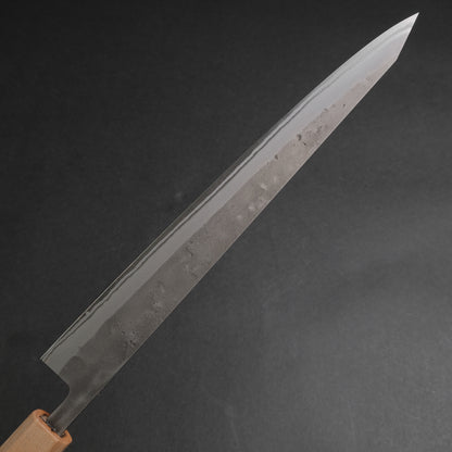 Hitohira TD Blue #2 Stainless Clad Nashiji Sujihiki 270mm Walnut Handle