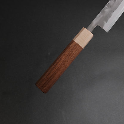 Hitohira TD Blue #2 Stainless Clad Nashiji Sujihiki 270mm Walnut Handle