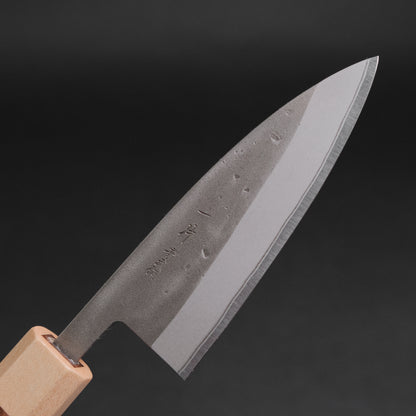 Hitohira TD Blue #2 Stainless Clad Nashiji Utility 105mm Walnut Handle