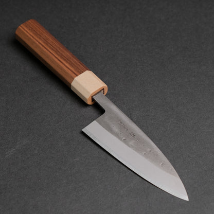 Hitohira TD Blue #2 Stainless Clad Nashiji Utility 105mm Walnut Handle