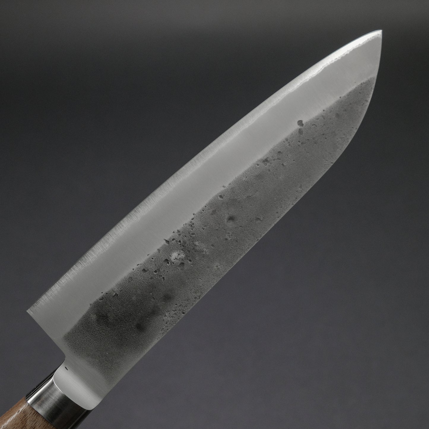 Hitohira TD Blue #2 Stainless Clad Nashiji Yo Santoku 170mm Walnut Handle