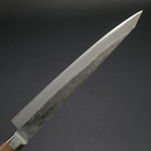 Hitohira TD Blue #2 Stainless Clad Nashiji Yo Sujihiki 240mm Walnut Handle
