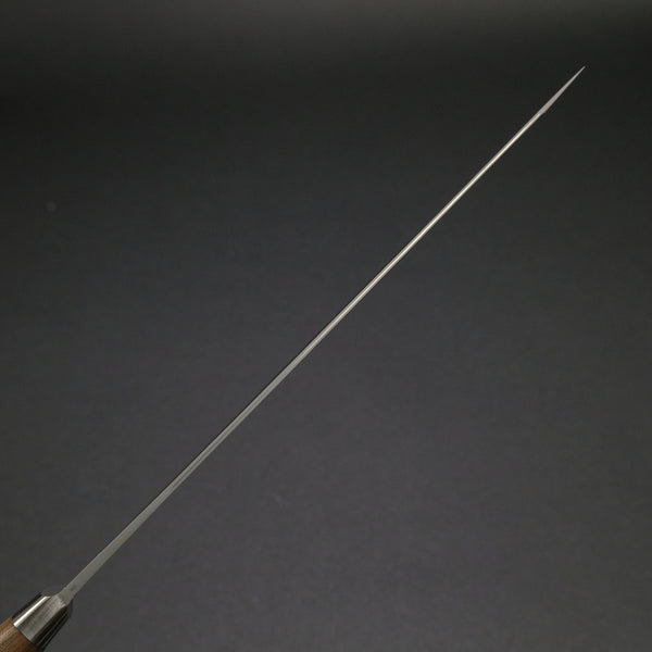 Hitohira TD Blue #2 Stainless Clad Nashiji Yo Sujihiki 240mm Walnut Handle