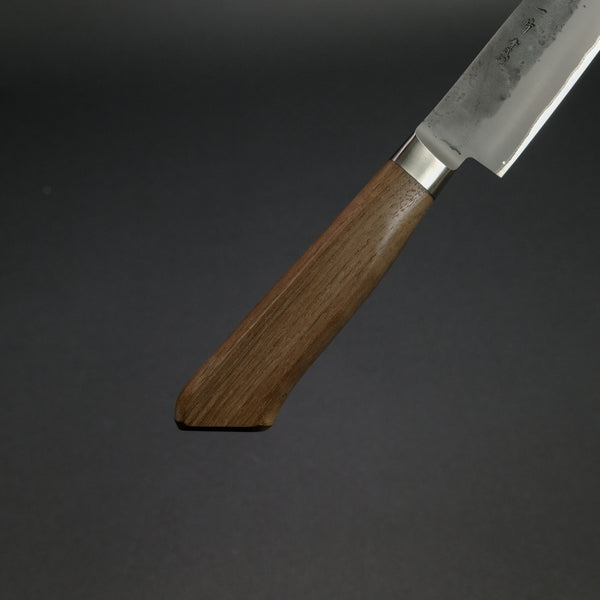 Hitohira TD Blue #2 Stainless Clad Nashiji Yo Sujihiki 240mm Walnut Handle
