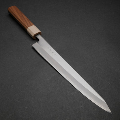 Hitohira TD SLD Migaki Sujihiki 240mm Walnut Handle