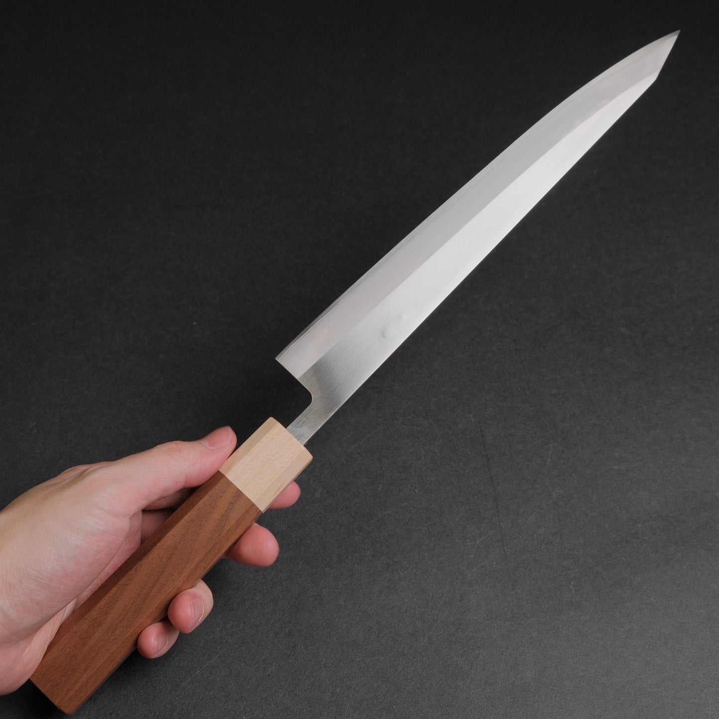 Hitohira TD SLD Migaki Sujihiki 240mm Walnut Handle