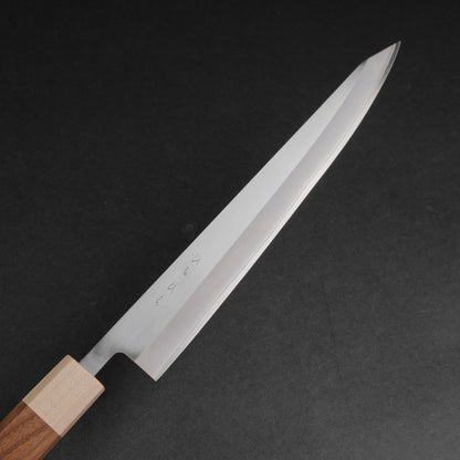 Hitohira TD SLD Migaki Sujihiki 240mm Walnut Handle